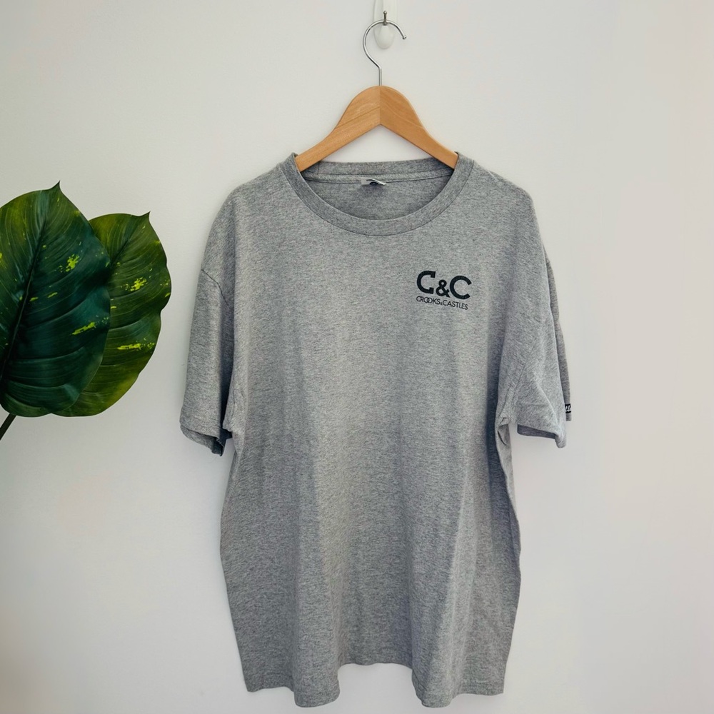 CROOKS & CASTLES | C&C Logo Graphic T-Shirt Grey XL